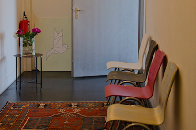 Seminarraum für Workshops zu vermieten Eingang